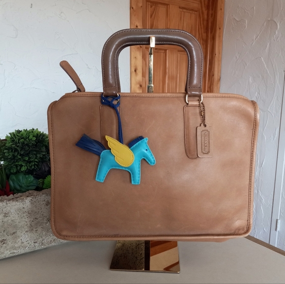 Coach Handbags - Coach Bonnie Cashin 1960-1970s, Portfolio, Slim-Zip bag in Putty.